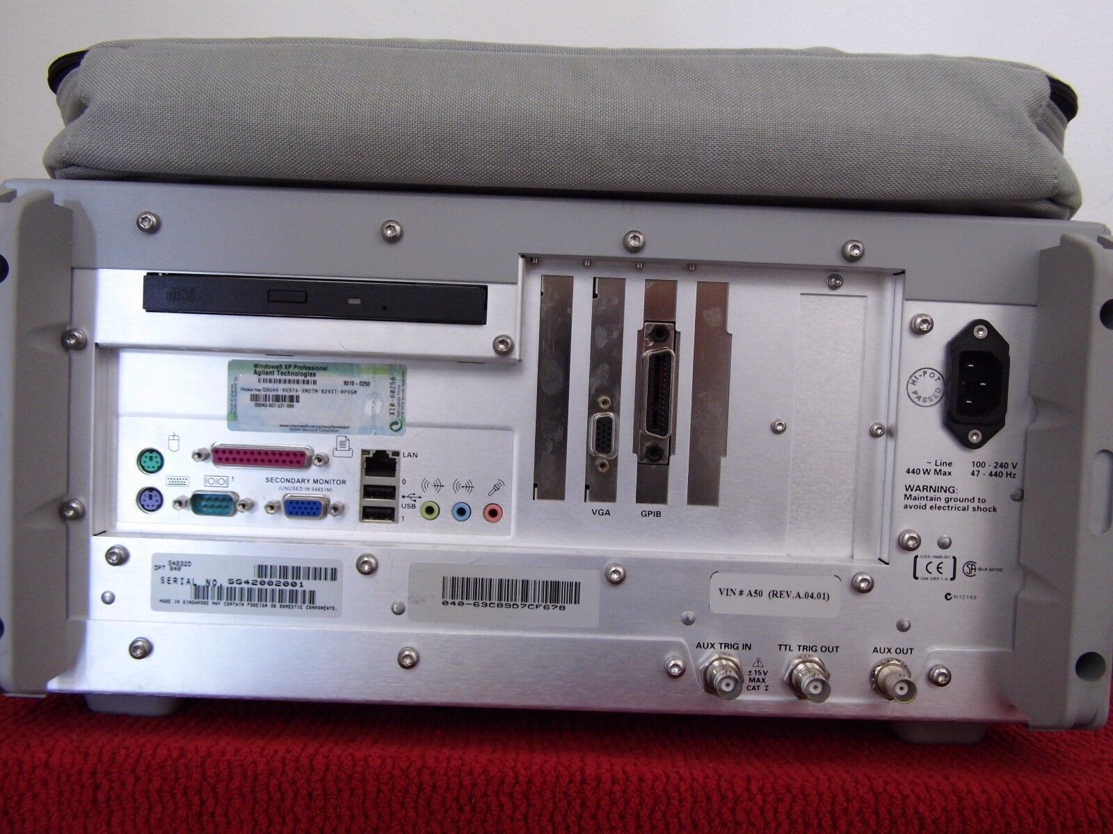 Agilent/HP54832D w/M1 Jitter & 040 1GHz,4GS/s,4CH+16CH w/Digital POD,clips, Agilent/HP54832D w/M1 Jitter & 040 1GHz,4GS/s,4CH+16CH w/Digital POD,clips,